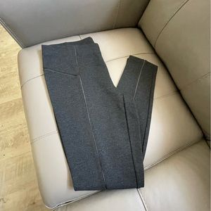 Stylish gray straight leg pants- new, never worn